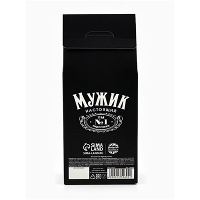 Чай подарочный «Настоящему мужику», вкус мята, 100 г (18+)