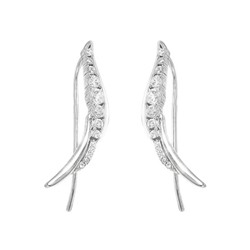 Серьги из серебра куб.циркон., МЦВ887