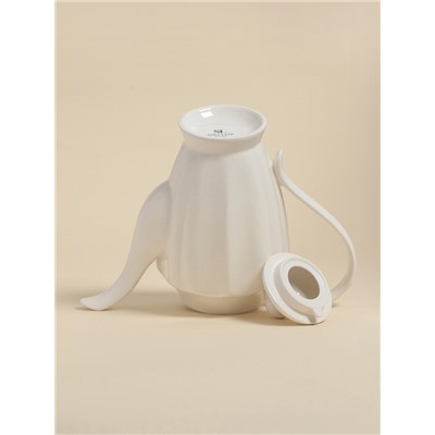 Заварочный чайник SL Home «Аманде», 1.5 л, 27.5×14×24 см, фарфор, белый
