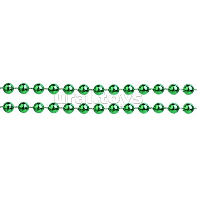 Бусы новогодние зелёные (2,7м)