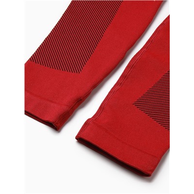 Легинсы спортивные женские MINAKU: SPORTLY, красные, размер 42-44