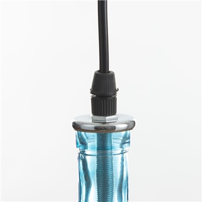 Светильник подвесной «Эйфель» Е14 40 Вт синий 8×8×27-127 см