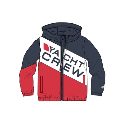 Куртка текстильная с полиуретановым покрытием для мальчиков (ветровка)