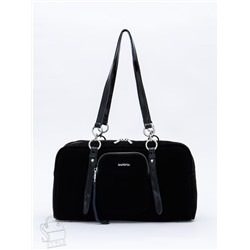 Сумка женская кожаная 91180MSS black Velina Fabbiano-Safenta