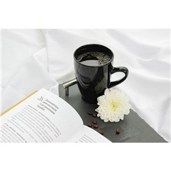 Кружка Доляна Coffee break, 300 мл, керамика, чёрная