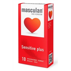 Презервативы Masculan Sensitive plus - 10 шт.