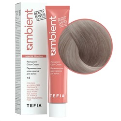 TEFIA  Ambient 1017 Перманентная крем-краска для волос / Специальный блондин пепельно-фиолетовый, 60 мл 22240
