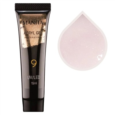 MANITA Акриловый гель для моделирования ногтей №09, 15 мл 21798