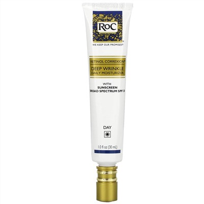 RoC, Retinol Correxion, увлажняющий крем от глубоких морщин для ежедневного ухода, SPF 30, 30 мл (1 жидк. унция)