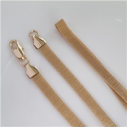 Цепочка на шею ювелирная бижутерия Итальянское золото (покрытие желтое 14к), арт.213.923