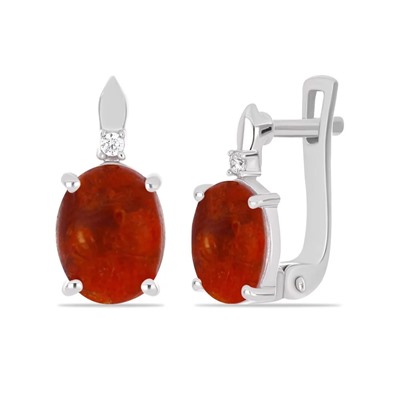 Серьги, коралл губчатый, Баллада