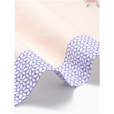 Дорожка на стол «Этель. Уютные коты», 40×146 см, 100% хлопок, саржа 190 г/м², бежевая/синяя