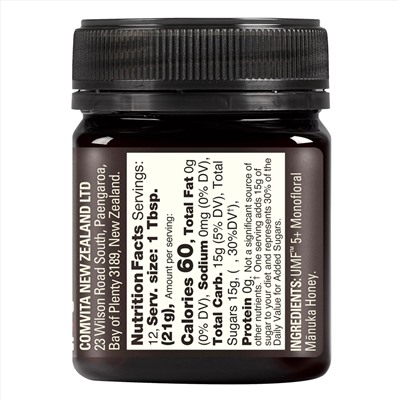 Comvita, Raw Manuka Honey, Certified UMF 5+ (MGO 83+), 8.8 oz (250 g)