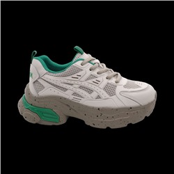 Кроссовки из натуральной кожи NEW-44 серые