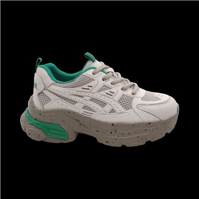 Кроссовки из натуральной кожи NEW-44 серые