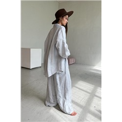 Костюм женский  SET065/04/Белый, голубой