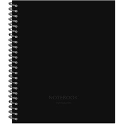 Тетрадь  48л клетка на спирали "Total Black" 3470-48 Полином
