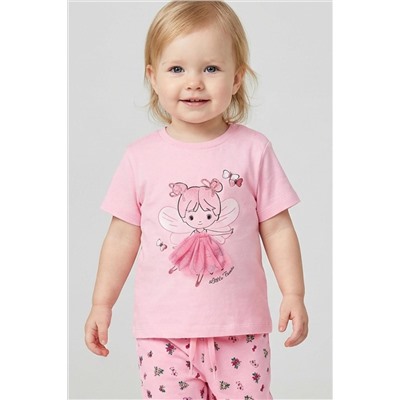 Джемпер детский трикотажный для девочек (футболка) PLAYTODAY, 1240046