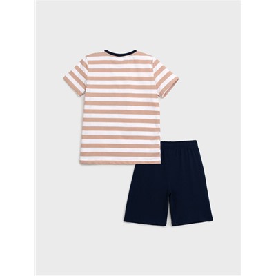 Комплект трикотажный для мальчиков: фуфайка (футболка), шорты