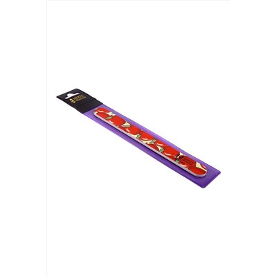 Mertz Пилка для ногтей прямая 889, 100/180 грит, яблочки, 18 см KRISTALLER, 1124399