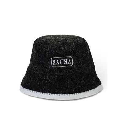 Набор для бани и сауны «Сауна» в пакете, 2 предмета: шапка, коврик