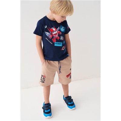 Фуфайка трикотажная для мальчиков (футболка) PLAYTODAY, 1239640