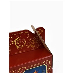 УЦЕНКА Коробка подарочная складная «Дед Мороз», 33.5×25.5×7.5 см