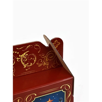 УЦЕНКА Коробка подарочная складная «Дед Мороз», 33.5×25.5×7.5 см