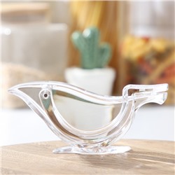 Соковыжималка для цитрусовых, 12×3.5×5.1 см, акрил, прозрачная