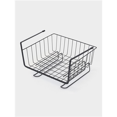 Корзина подвесная Доляна «Лофт», 28.5×24×17.5 см, чёрная