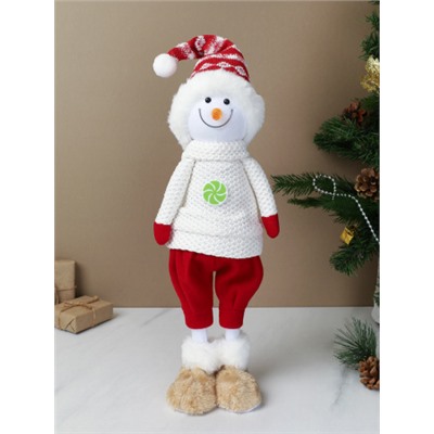 Новогоднее украшение Снеговик 45 см / AW-100 /уп 48/