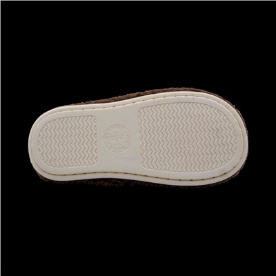 Тапочки меховые 10193 бежево коричневые