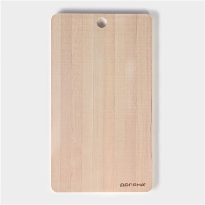 Доска разделочная деревянная Доляна, 37.5×21 см, берёза