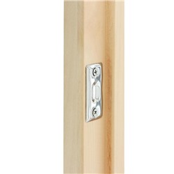 Дверь для бани и сауны «Эконом», 160×70 см, шпунтованная доска