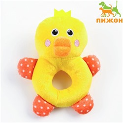 Игрушка пищащая для собак «Утёнок»,17 см