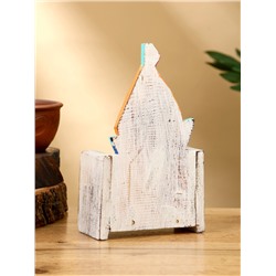 Календарь настольный «Парусник», 11×5×16 см, дерево, оранжевый