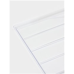 Сушилка для посуды с поддоном для шкафа 80 см, 76.5×25.6 см, чёрная