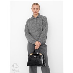 Сумка женская кожаная 9613-1S black Velina Fabbaino-Safenta