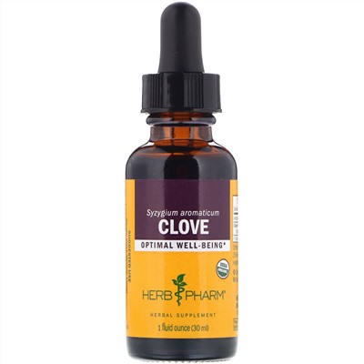 Herb Pharm, Clove, Syzygium Aromaticum, 1 fl oz (30 ml)