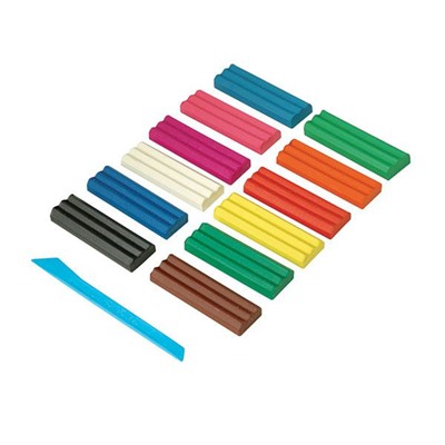 Пластилин  12цв 180гр. ПКМ12 Каляка-Маляка