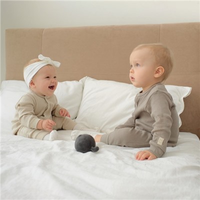 Комбинезон Крошка Я, BASIC LINE, рост 74-80 см, цвет молочный