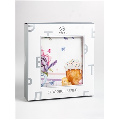 Скатерть «Этель» Spring easter d=149 см ±3 см, 100% хлопок, саржа 190 г/м²
