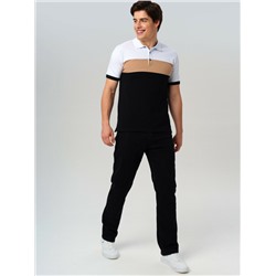 Джемпер трикотажный с воротником поло для мужчин