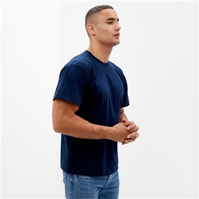 Футболка мужская Collorista, размер 54-56, тёмно-синяя