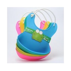 Слюнявчик силиконовый Nicole Baby