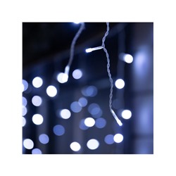 Гирлянда «Бахрома» 12×0.7 м, IP44, УМС, белая нить, 240 LED, свечение белое, 220 В