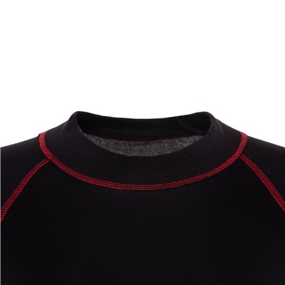 Термобельё женское (джемпер, легинсы), чёрное, красное, размер 44