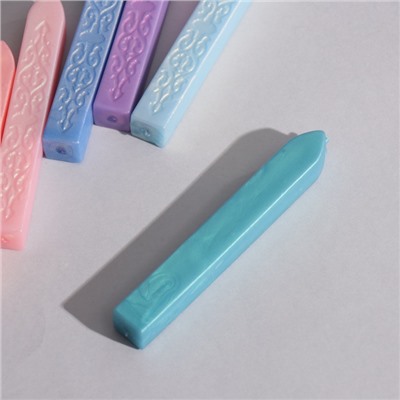 Сургуч для печати стержень «Хвост русалки», набор 6 шт., 14.9×16.3 см