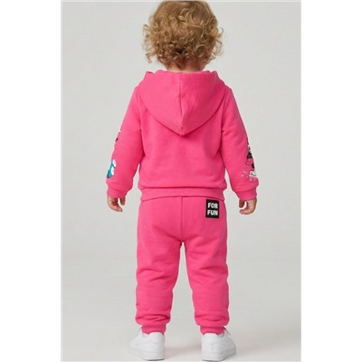 Комплект детский трикотажный для девочек: толстовка, брюки PLAYTODAY, 1240379