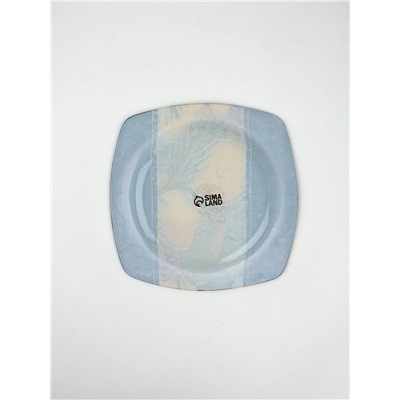 Тарелка плоская новогодняя «Апельсины», 20×20 см